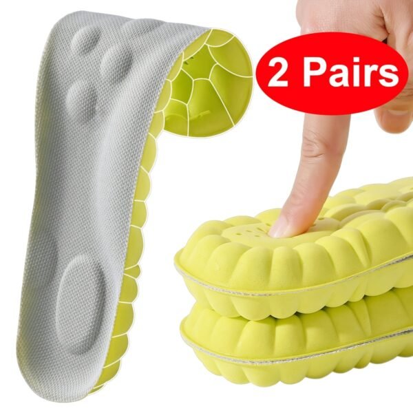 9128613f-8cc3-4461-bca0-ef6eaa2edf7a.jpg # 038 - 4D Cloud Comfort Insoles for Men & Women, High Elastic Shoe Insoles Black S